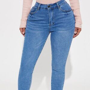 Yes To Heaven Stretch Skinny Jeans - Medium Wash